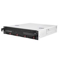 SilverStone Technology 2U Rackmount Server Case with 4 X 3.5 Hot Swap Bays Micro-ATX Support RM21-304