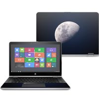 Mightyskins Skin Compatible with Hp Pavilion X360 14" (2017) - Moon | Protective, Durable, and Unique Vinyl Decal Wrap Cover | Easy to Apply, Remove, and Change Styles | Made in The USA