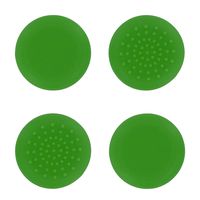 Assecure 4 x green TPU silicone rubber gel analogue thumb grip stick caps for.