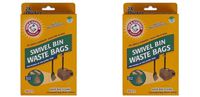 Arm & Hammer Swivel Bin Waste Bags, 20 Count, 2 Pack