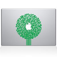 The Decal Guru 2064-MAC-13P-LG Tree of Life Topiary Decal Vinyl Sticker, Green, 13" MacBook Pro (2015 & Older)