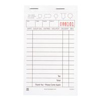 Royal White Order Pads, Carbonless 2 Part Booked with 13 Lines, Package of 10 Books