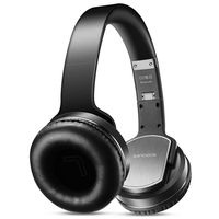 Bluetooth Headphones Speakers 2 in 1, SODOLIFE V5.0 Foldable HiFi Stereo Wireless Over Ear Headphones with Mic, Support TF Card, FM Radio, Wired Mode for Travel Cellphones PC TV(Black)