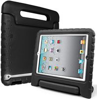 SIMPLEWAY iPad 2 / iPad 3 / iPad 4 Case, Lightweight Shockproof Convertible Carrying Handle Stand Kids Friendly Cover Compatible with Apple iPad 2, iPad 3rd Gen, iPad 4th Generation Tablet, Black