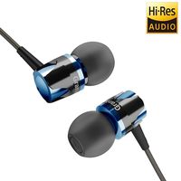 GranVela Metal Bass Wired Earphones with Mic (Blue)