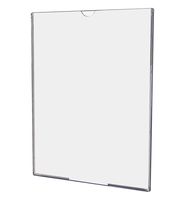 Marketing Holders TRU-VU Wall Mount Sign Holder for 8.5" Width x 11" Height Literature (Pack of 25)