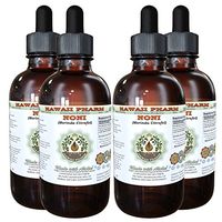 Noni Alcohol-Free Liquid Extract, Organic Noni (Morinda citrifolia) Dried Fruit Glycerite Natural Herbal Supplement, Hawaii Pharm, USA 4x4 fl.oz