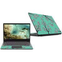 MightySkins Skin Compatible with Lenovo Chromebook S330 (2018) - Cherry Blossom Tree | Protective, Durable, and Unique Vinyl Decal wrap Cover | Easy to Apply, Remove | Made in The USA