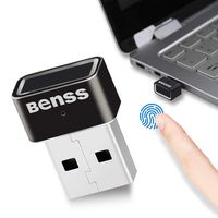USB Fingerprint Reader for Windows 10 Hello Fingerprint Scanner Fingerprint Sensor Multi Finger & 360 Degree Touch Speedy Matching Biometric PC Laptop with WQHL Fido Certification
