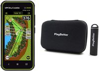 PlayBetter SkyCaddie SX400 Power Bundle Portable Charger & PlayBetter Protective Hard Case | Rugged, Touchscreen, 4" Display, 35,000 Maps | Handheld Golf GPS