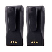ELEOPTION Replacement Battery for Motorola Radio CP150 CP200 PR400 EP450 as NNTN4496 NNTN4497 Rechargeable, 2 Pack