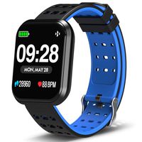 DoSmarter Surpro Fitness Watch, Wearable Activity Tracker Running Watch with Heart Rate Monitor, Waterproof Smart Wristband Pedometer Watch for Kids Woman Man, Blue