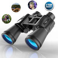 Binocular 10X50 Professional High Power Wide Angle Binoculars Blue Film Lens Continuous Zoom Super Clear and Sharp View Manual Focus with Telescope SouthStarDigital