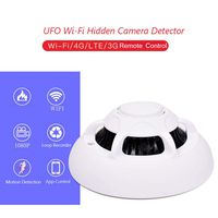 Wi-Fi Hidden Camera Detector 1080P Full HD Spy Camera Motion Detection Activated Real-time Video Remotely Viewing Wireless Nanny Security Camera White