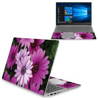 Mightyskins Skin Compatible with Lenovo Ideapad 330s 15" (2018) - Purple Flowers | Protective, Durable, and Unique Vinyl Decal Wrap Cover | Easy to Apply, Remove, and Change Styles | Made in The USA