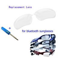 WONFAST 4pairs/Pack Replacement Sunglassess Lenses Lens for Wireless Bluetooth Sunglasses Headset Headphones (Pair Lens-Clear)