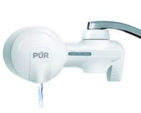PUR PFM150W White Filtration System Horizontal Faucet Mount with 1 Basic Filter