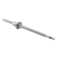 Ball Screw SFU2010 RM2010 Length 1200mm Diam 20mm with Ballnut and with end machinning of BK/ BF15 for CNC, Length Approx 47.2 inch/ 1200mm