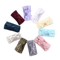 Baby Girl Nylon Headbands Newborn Infant Toddler Hairbands and Bows Child Hair Accessories (ZM023-10pcs)