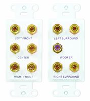 On-Q F9004WH 5.1 Home Theater Connection Kit, White