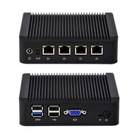 Mini PC Windows x86 Intel Baytrail J1900 Quad Core 8G Ram 128G SSD WiFi Office Industrial Fanless Computer