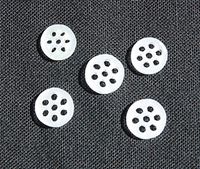 5 Pack Aura Honeycomb Frosted Clear Glass Screens 7-9mm Diameter - Made in USA