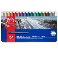 Caran d'Ache Classic Neocolor II Water-Soluble Pastels, 84 Colors