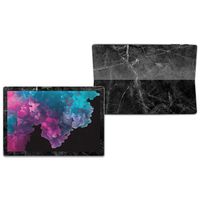 Mightyskins Skin Compatible with Microsoft Surface Pro 6 Tablet - Black Marble | Protective, Durable, and Unique Vinyl Decal Wrap Cover | Easy to Apply, Remove, and Change Styles | Made in The USA