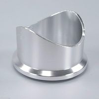 Aluminum Weld On Flange adaptor Pipe for Tial Q50 50mm BOV Blow Off Valve V Band