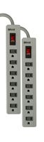 Woods 041457 6-Outlet Surge Protector Power Strip, 2.5-Foot, 200 Joules of Protection, 2-Pack