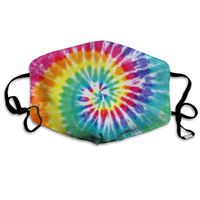 Colorful Tie Dye Dust Mask,Washable and Reusable Cleaning Gardening Outdoor Activities Warm Windproof Mask
