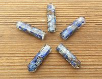 [A&S Crystals] BLACK TOURMALINE ORGONE Single Terminated Gemstone Crystal Pencil Point (One)