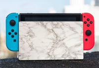 Marble Background Pattern Vinyl Decal Sticker Skin by Moonlight4225 for Nintendo Switch Dock