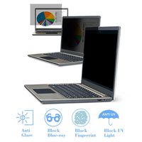14 Inch Laptop Privacy Screen Filter-Anti Glare & Anti Blue Light Screen Protector for 14" All Brands of Laptop with Display (Size: 12.2" Width x6.9 Height)