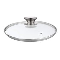 Cook N Home 02574 Tempered Glass Lid, 12-inch/30cm, Clear