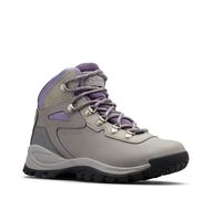 Columbia Women's Newton Ridge Plus Hiking Boot, ti Titanium, Dusty iris, 10 Wide US