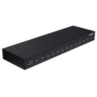 13 Port USB 3.1 Gen I Hub (5Gbps) - 19 Inch 1U Rack Mount