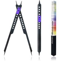 Proportional Divider Artist Drawing Tool for Artists by Pixiss Professional Compass Caliper Scale Divider Drawing Supplies, Drafting Tools, Projector or Camera Lucida Alternative - With Guide and Case