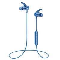 Letscom Bluetooth Headphones, Lightweight Wireless Earbuds with Magnetic Connection, IPX5 Water Resistant Bluetooth Sports Earphones for Running, Built-in Mic, 8 Hrs Work Time