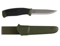 Morakniv Companion Fixed Blade Outdoor Knife with Sandvik Stainless Steel Blade, 4.1-Inch, Military Green