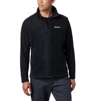 Columbia Men's Steens Mountain Full Zip Soft Fleece Vest, Black, Small