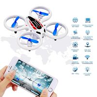 Mini Drone with 0.3MP HD WiFi FPV Camera for Kids and Beginners, UFO Flying Remote Control Toys,RC Nano Quadcopter with Altitude Hold,Headless Mode, 3D Flips, LED UAV Lights, Easy Fly for Training