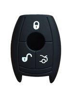 KAWIHEN Silicone Key Fob Cover Case Protector Smart Remote Control Shell Keyless Entry Case Holder Cover For Mercedes Benz W203 W210 W211 AMG W204 C E R CL GL S SL BGA CLS CLK CLA SLK Classe IYZ3312