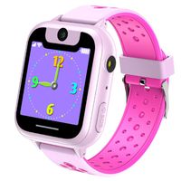 Jsbaby Kids Game Smart Watch 1.44 inch Touch Smartwatch Kid for Children Girls Boys Birthday Gift 3-12 with Camera Flashlight