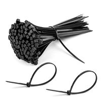 150 Pieces 8 Inches Nylon Cable Zip Ties, SPNORD Upgraded Self Locking Wire Ties for Cable Management, 50 Pounds Tensile Strength