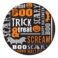 Creative Converting 8 Count Sturdy Style Paper Dessert Plates, 7", Trick and Treat