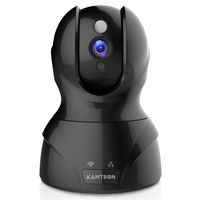 Security Camera WiFi IP Camera - KAMTRON HD Home Wireless Baby/Pet Camera with Cloud Storage Two-Way Audio Motion Detection Night Vision Remote Monitoring,Black