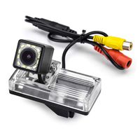 aSATAH 12 LED Adjustable Angle Car Rear View Camera for Toyota Reiz/Mark X MarkX/Prius/Toyota Land Cruiser LC100 LC120 LC200 Prado & Waterproof Reversing Backup Camera (12 LED Adjustable Angle)