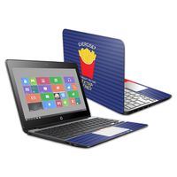 MightySkins Skin Compatible with HP Chromebook 11 G5 11.6" - Extra Fries | Protective, Durable, and Unique Vinyl Decal wrap Cover | Easy to Apply, Remove, and Change Styles | Made in The USA