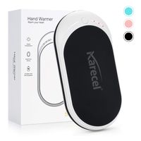 KARECEL Hand Warmers Rechargeable, USB Hand Warmer Reusable 5200mAh Powerbank Portable Heater Battery Hot Pocket Warmer Electric Handwarmers, Great Gifts for Men and Women in Cold Wether Winter